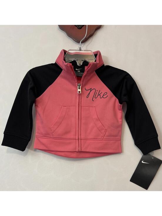 Nike Other - Nike Infant Baby Girls 6 Month Pink Zip-Up Collared Track Jacket NWT! A1502
